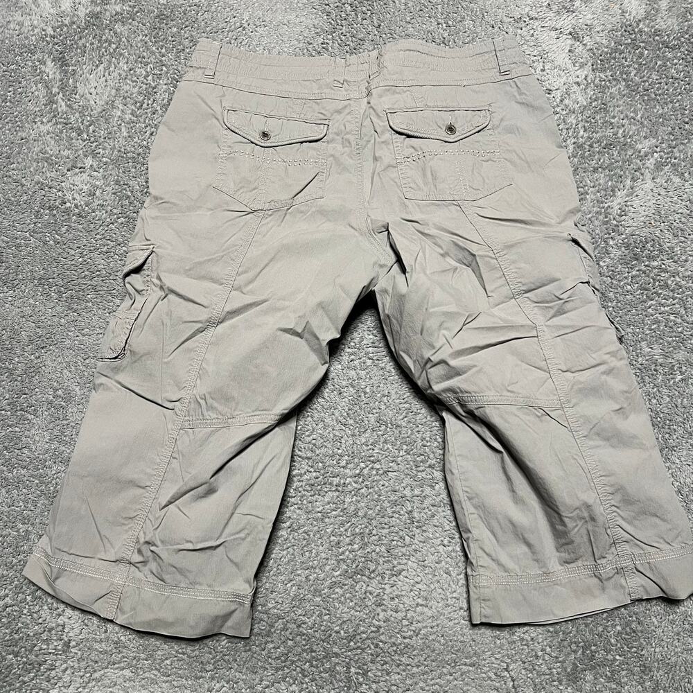 Kuhl Kontra Capri Hiking Pants Womens 14 Cargo Gray Lightweight Outdoor 6120 - Picture 3 of 11